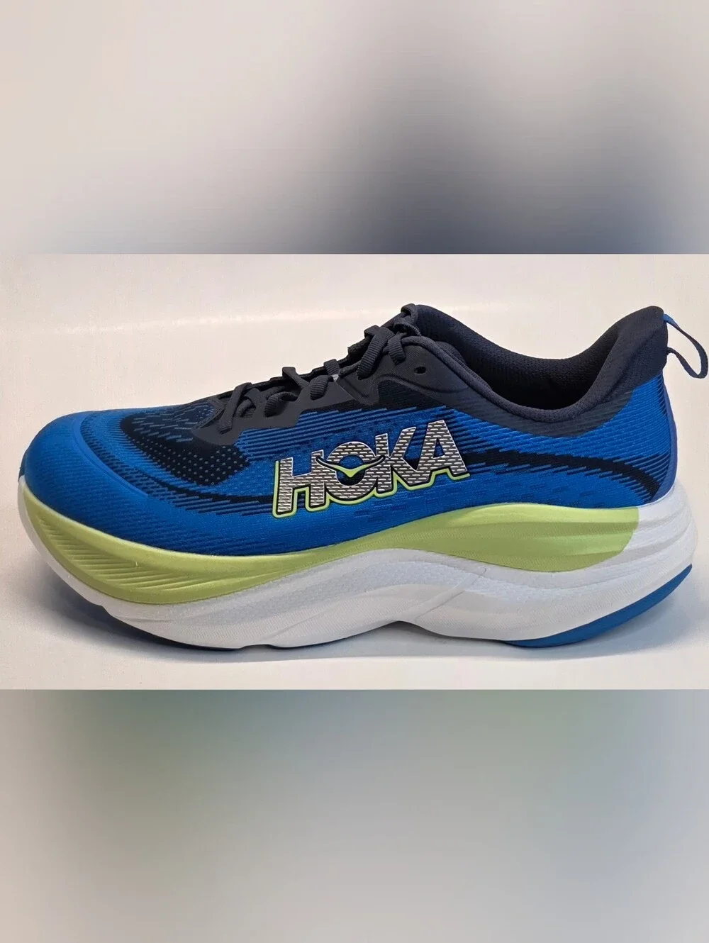 New Hoka One One Skyflow Blue-Green Running Shoes Men's Size 11.5 EE